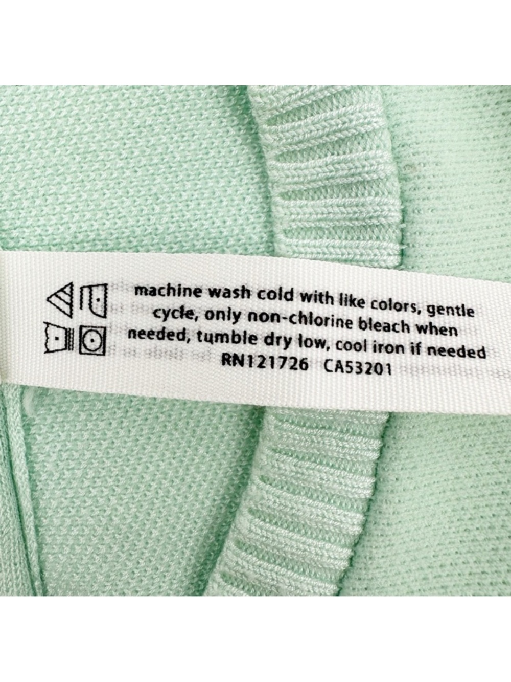 Bethany Mota Mint Green Heart Knit Sweater Cropped Pullover Size Small - Picture 9 of 11